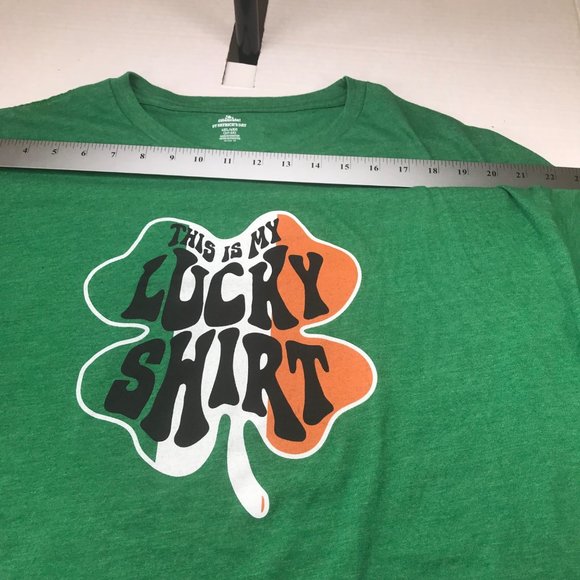 Celebrate St Patrick's Day Men's Size 2XL This Is My Lucky T-Shirt Short Sleeve - Picture 10 of 14